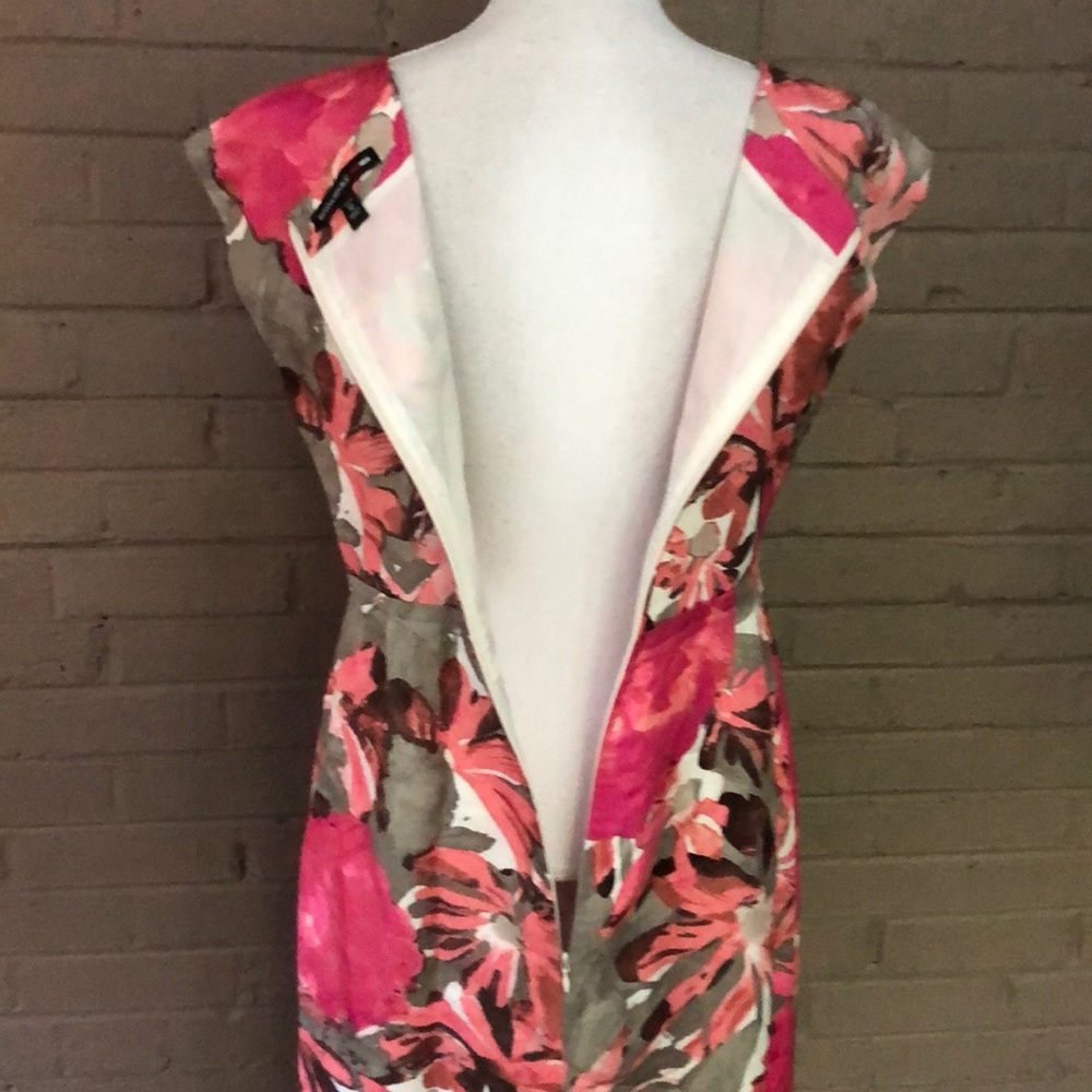 Banana Republic Pink and Brown Floral Dress - Picture 7 of 8